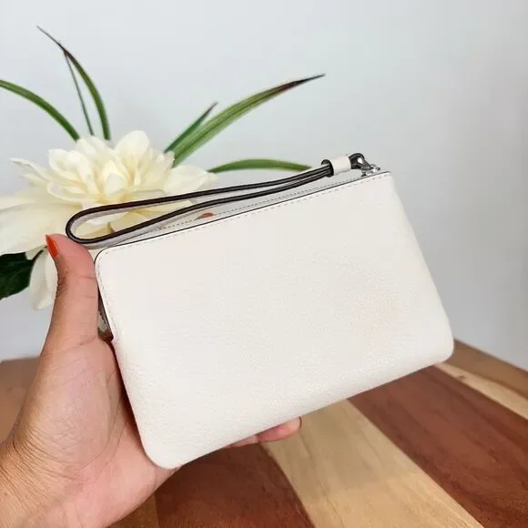 NWT Coach Corner Zip Wristlet With Boardwalk Graphic - Picture 5 of 6